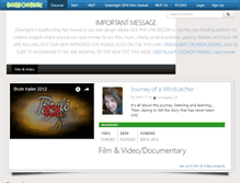 Tablet Screenshot of greenlightcrowdfunding.com